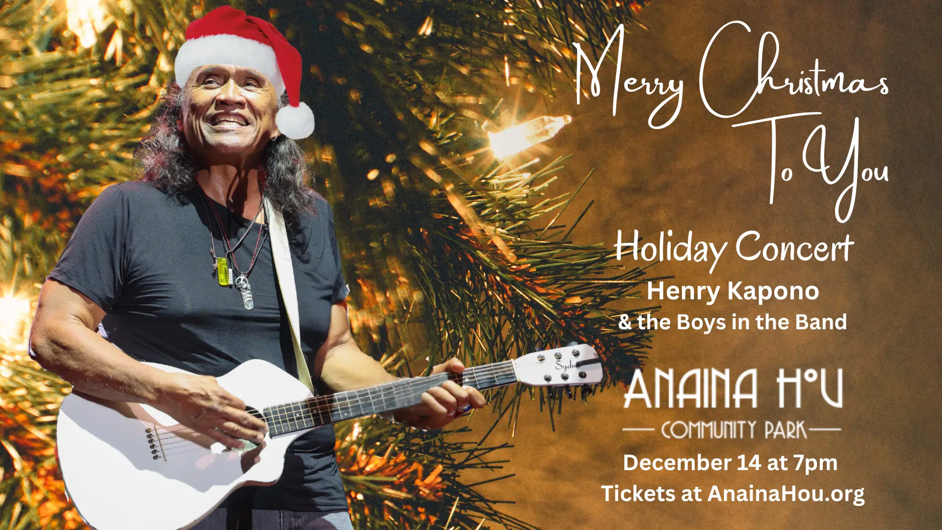 Henry Kapono Live in Concert Christmas Show